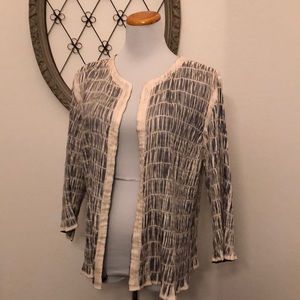 Chico’s open lightweight jacket size 2